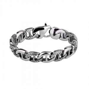 Leopard Titanium Bracelet